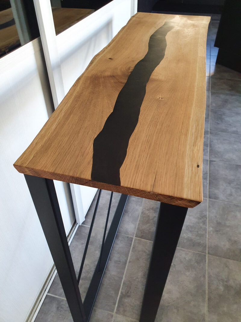 Création table avec résine Romain Hébrard 15
